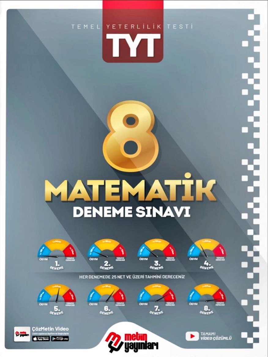 TYT Matematik 8 Deneme Sınavı (2023)